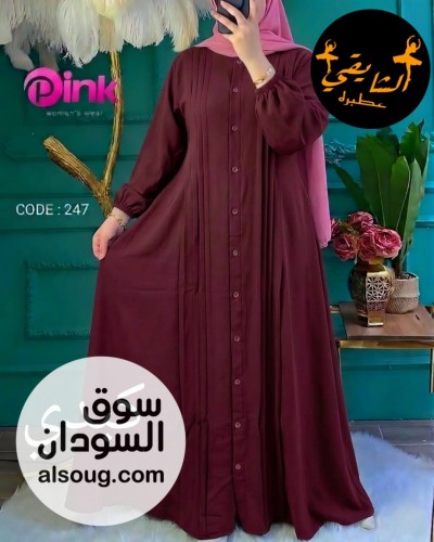 عباية كريب تركي  - صورة رقم 2