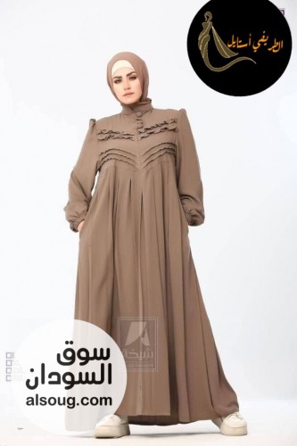 الخامه والفخامه عبايه كريب تركي   - صورة رقم 8