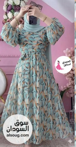 فستان شفون مكبوس كامل  - Image # 5