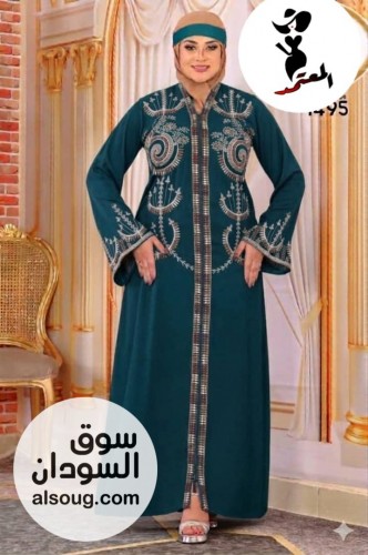   العبايات الخليجية الخامه حرير تيك توك فاخر  - Image # 2