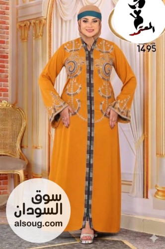   العبايات الخليجية الخامه حرير تيك توك فاخر  - Image # 4