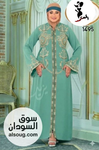   العبايات الخليجية الخامه حرير تيك توك فاخر  - Image # 5