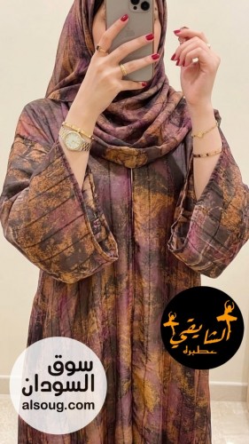 عبايات دبل فيس خامة سمحة وخفيفة  - Image # 3