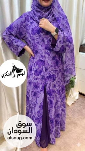 العبايه الترند شفون دبل فيس خامه العبايه شفون  - Image # 7