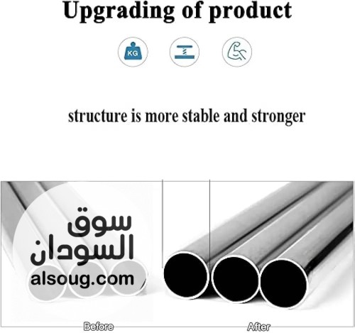 دولاب 3 ضلفه معدن من الداخل كفر وقماش - Image # 4