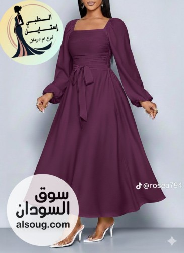 الجديد شديد فساتين كتان اسباني - صورة رقم 2