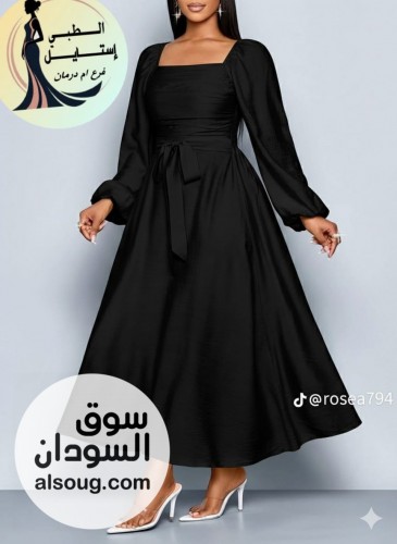الجديد شديد فساتين كتان اسباني - صورة رقم 5