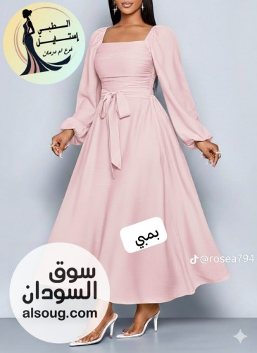 الجديد شديد فساتين كتان اسباني - صورة رقم 4