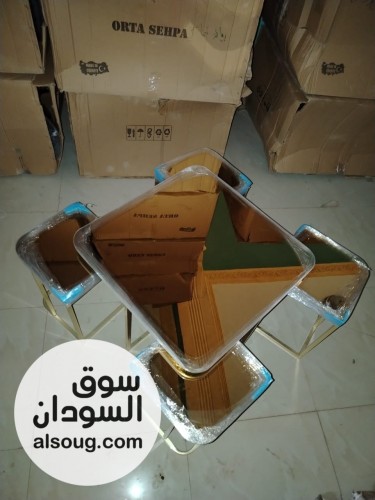 اتوفرت في امدرمان اطقم ترابيز استيل تركية  - صورة رقم 3