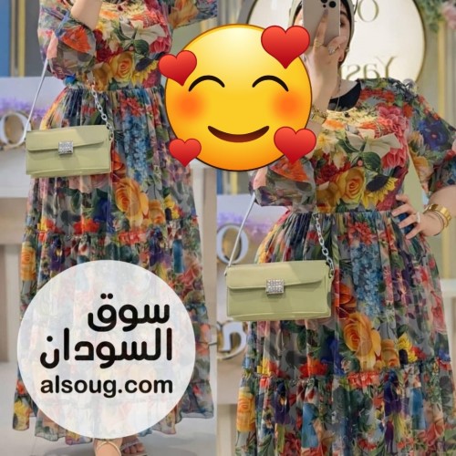 الإبداع في عالم الفستان فستان شفون مبطن مكبوس - صورة رقم 4