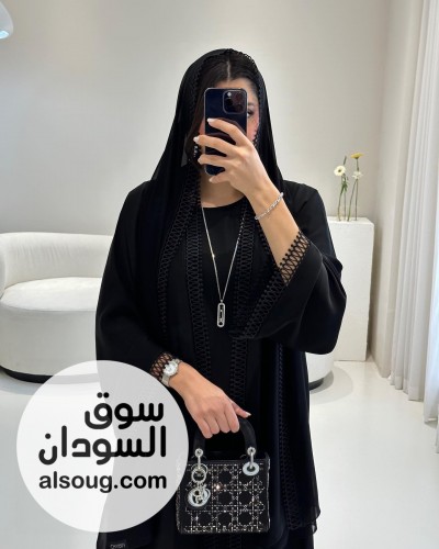 عباية خامه حرير 3 قطع - Image # 5