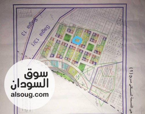 قطعه ارض في مخطط النسمة جوار شارع النيل امدرمان - صورة رقم 2