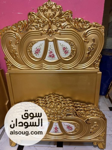 سراير دمياطي كامل اصلي منحوت  - صورة رقم 3