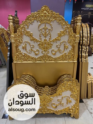 سراير دمياطي كامل اصلي منحوت  - صورة رقم 12