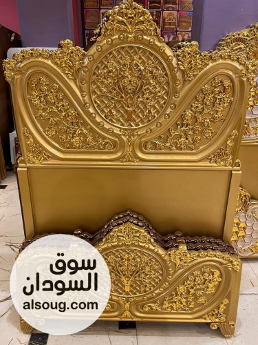 سراير دمياطي كامل اصلي منحوت  - صورة رقم 4