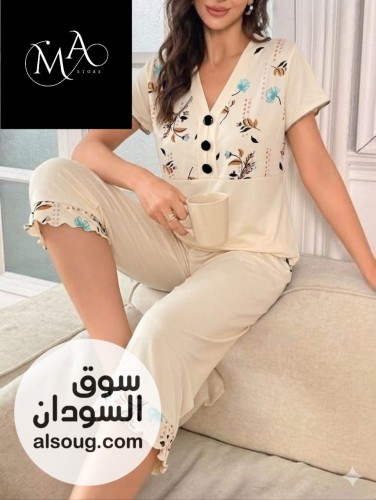 بيجامات روعة فخامة  - صورة رقم 2
