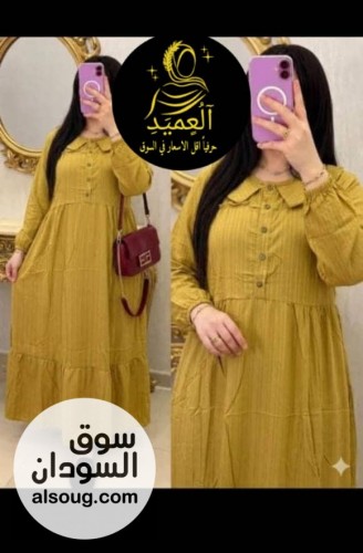 رجع  فستان فريسكا الملكي -اتوفر نسبة بسيطة لطلباتكم -بارد وناعم + - صورة رقم 11
