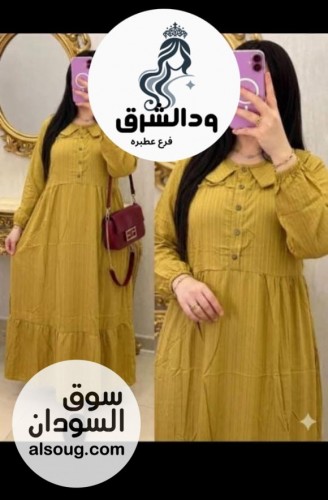 رجع  فستان فريسكا الملكي -اتوفر نسبة بسيطة لطلباتكم -بارد وناعم + - صورة رقم 2