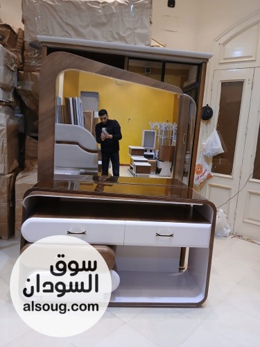 غرف نوم دبل خشب زان أحمر دمياطي مستورده - صورة رقم 4