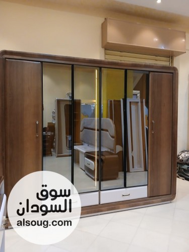 غرف نوم دبل خشب زان أحمر دمياطي مستورده