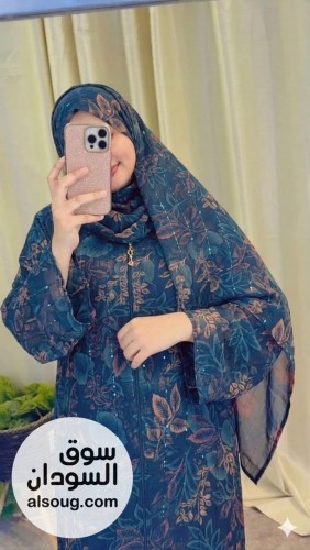 عبايه دبل فيس &hearts;️-- الخامه شفون ❤️+طرحه- حاجه فخمه وخفيف في اللبس و - صورة رقم 10