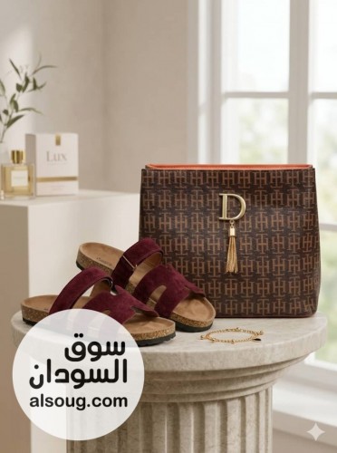  طقم شبشب معا شنطه  - صورة رقم 6