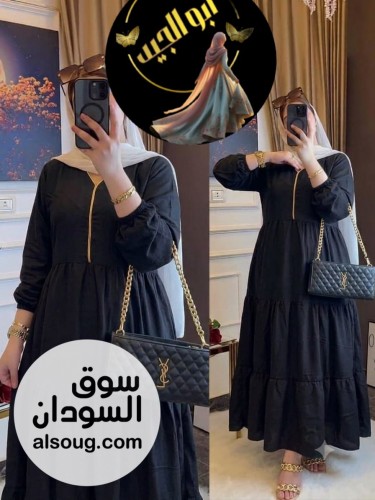   فستان الخامه كتان فري سايز  - صورة رقم 3