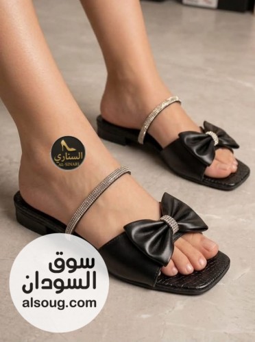 شبشب جلد طبيعي كعب عالي    - صورة رقم 7