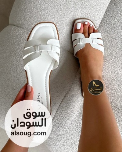 شبشب جلد طبيعي كعب عالي    - صورة رقم 14