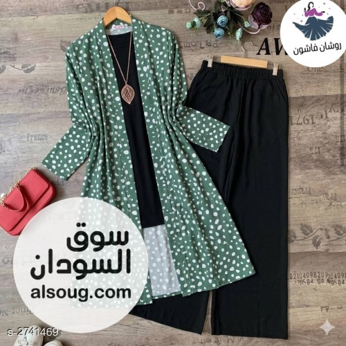 طقم جيب شورت تونك ٣ قطع - صورة رقم 9