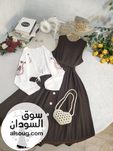 * فستان فيونكات" *-* خامه سي واي فخامه *-* مقاس فري سايز بلب - صورة رقم 10