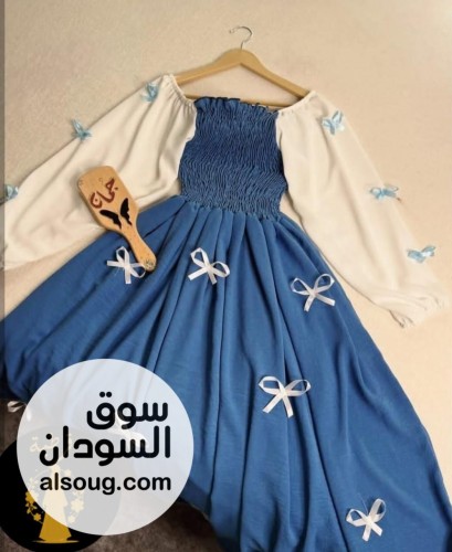 * فستان فيونكات" *-* خامه سي واي فخامه *-* مقاس فري سايز بلب - صورة رقم 5