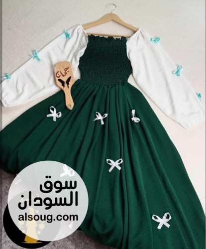 * فستان فيونكات" *-* خامه سي واي فخامه *-* مقاس فري سايز بلب - صورة رقم 2
