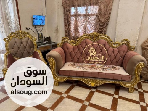 اطقم جلوس كوكتيل خشب دمياطي أصلي درجه اولي - صورة رقم 3