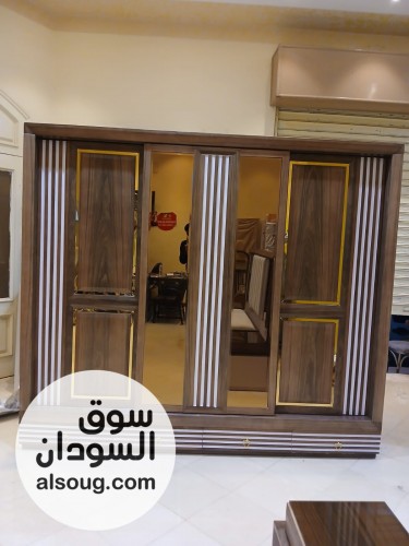 غرفة نوم كاملة خشب زان أحمر دمياطي مستوردة