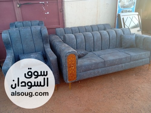 طقوم تركيه جديده -طقم كرسيين وكنبتين -المكان امدرمان شارع الوادي -السع - صورة رقم 6