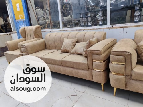 طقوم تركيه جديده -طقم كرسيين وكنبتين -المكان امدرمان شارع الوادي -السع - صورة رقم 5