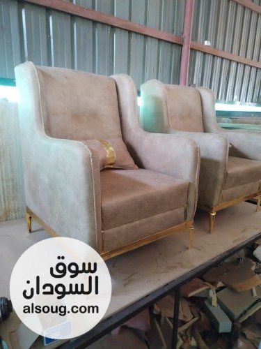 طقوم تركيه جديده -طقم كرسيين وكنبتين -المكان امدرمان شارع الوادي -السع - صورة رقم 8