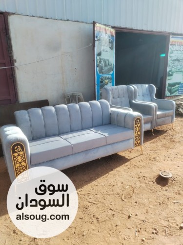 طقوم تركيه جديده -طقم كرسيين وكنبتين -المكان امدرمان شارع الوادي -السع - صورة رقم 2