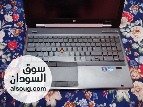 لابتوب hp كور اي 7 شبه جديد