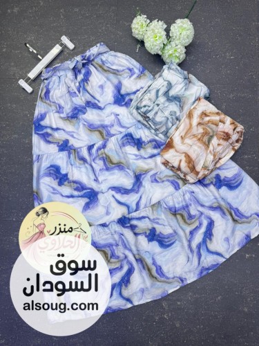 اسكيرت فقط الخامه فرسكا تركي ملون واسود  - صورة رقم 8