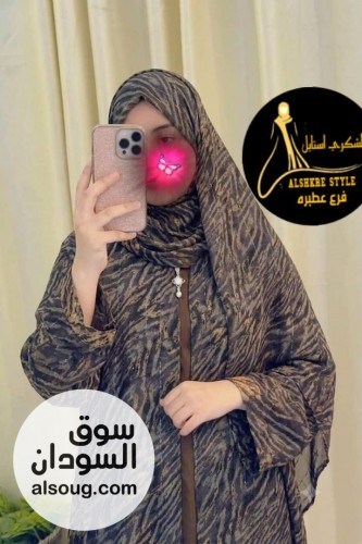 عبايات دبل فيس خامة مكبوس خامة حلوة ومريحة في اللبس - صورة رقم 3