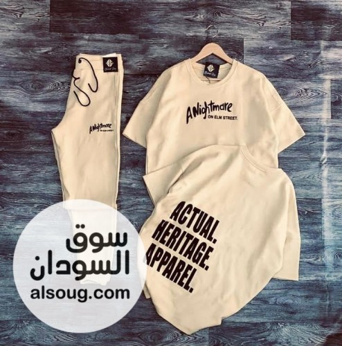 طقم رجالي خامه قطنية
