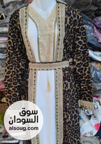 دراعه تطريز خليجي  جكت و فستان و حزام - Image # 3