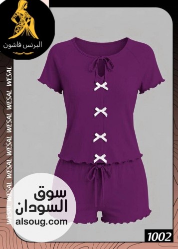  جديد ال Home wear لانجري خامه قطن فري سايز  - Image # 11