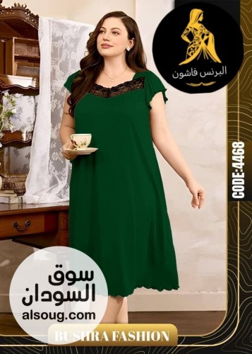  جديد ال Home wear لانجري خامه قطن فري سايز  - Image # 14