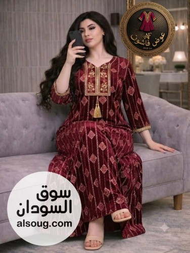 الجديد --️ فستان و مخور -خامة كريب فاخر كم طويل و تلت ارب - صورة رقم 15