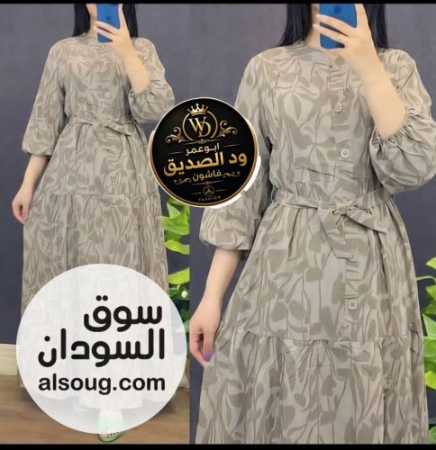 الجديد 

️ فستان و مخور 
خامة كريب فاخر كم طويل و تلت ارب