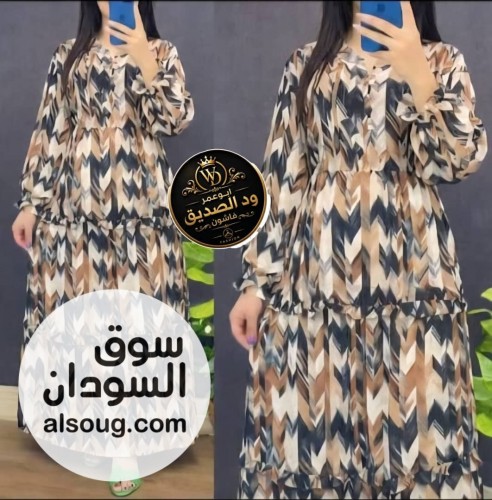 الجديد --️ فستان و مخور -خامة كريب فاخر كم طويل و تلت ارب - صورة رقم 5