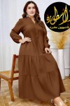   فستان كريشه خامه 